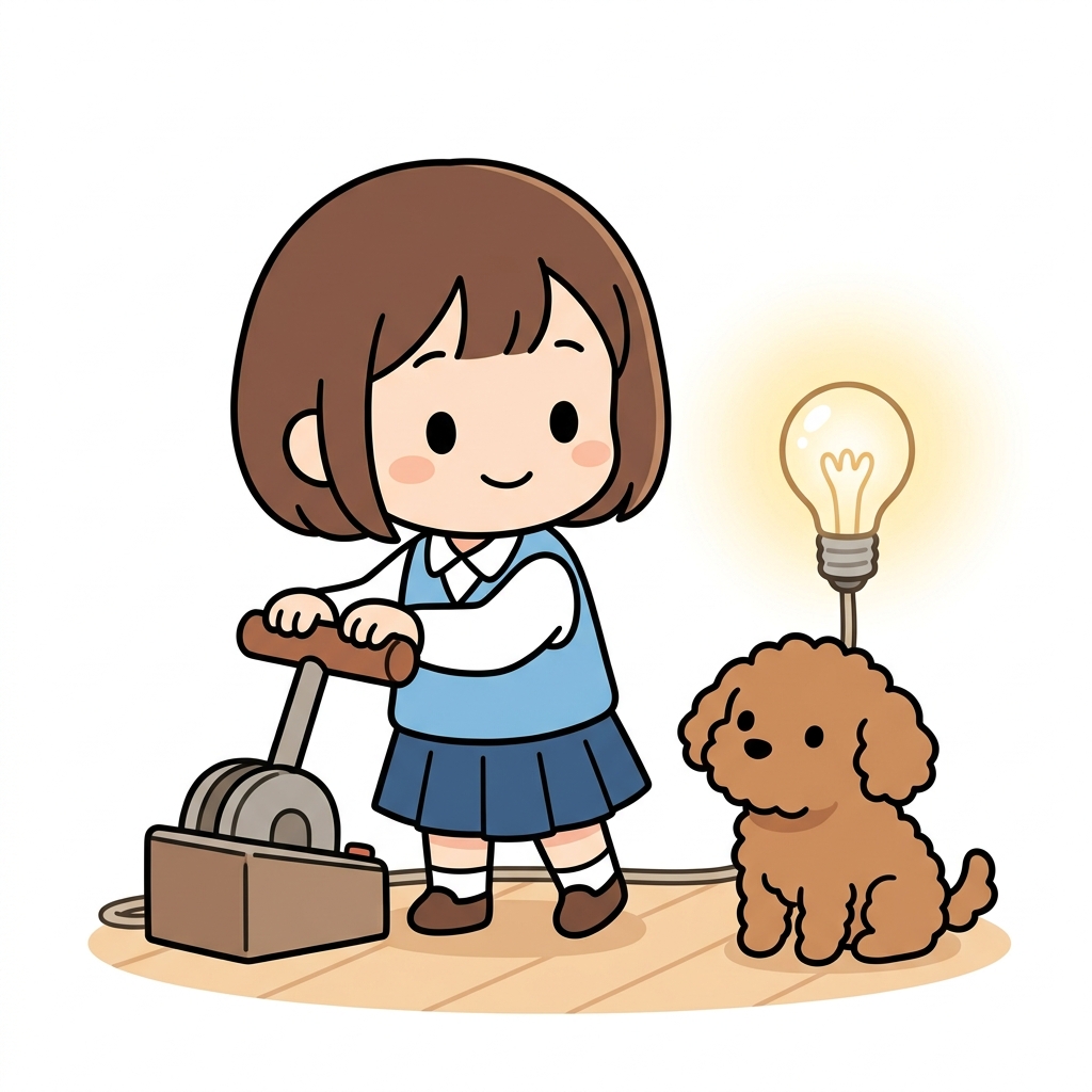 도로시의 레버 작동