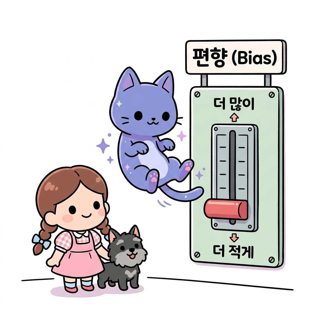 지니의 편향(Bias) 스위치 설명