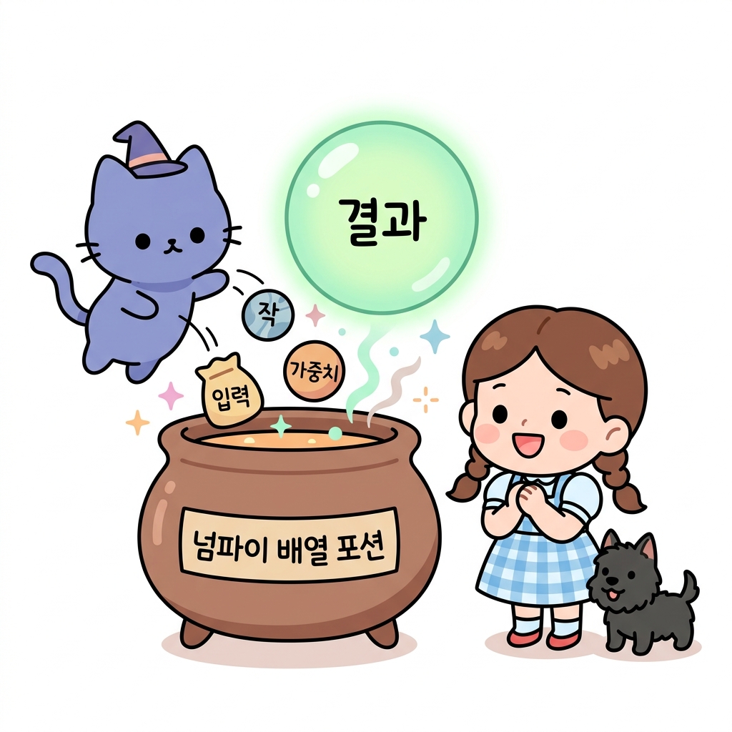 지니의 넘파이 포션 조제