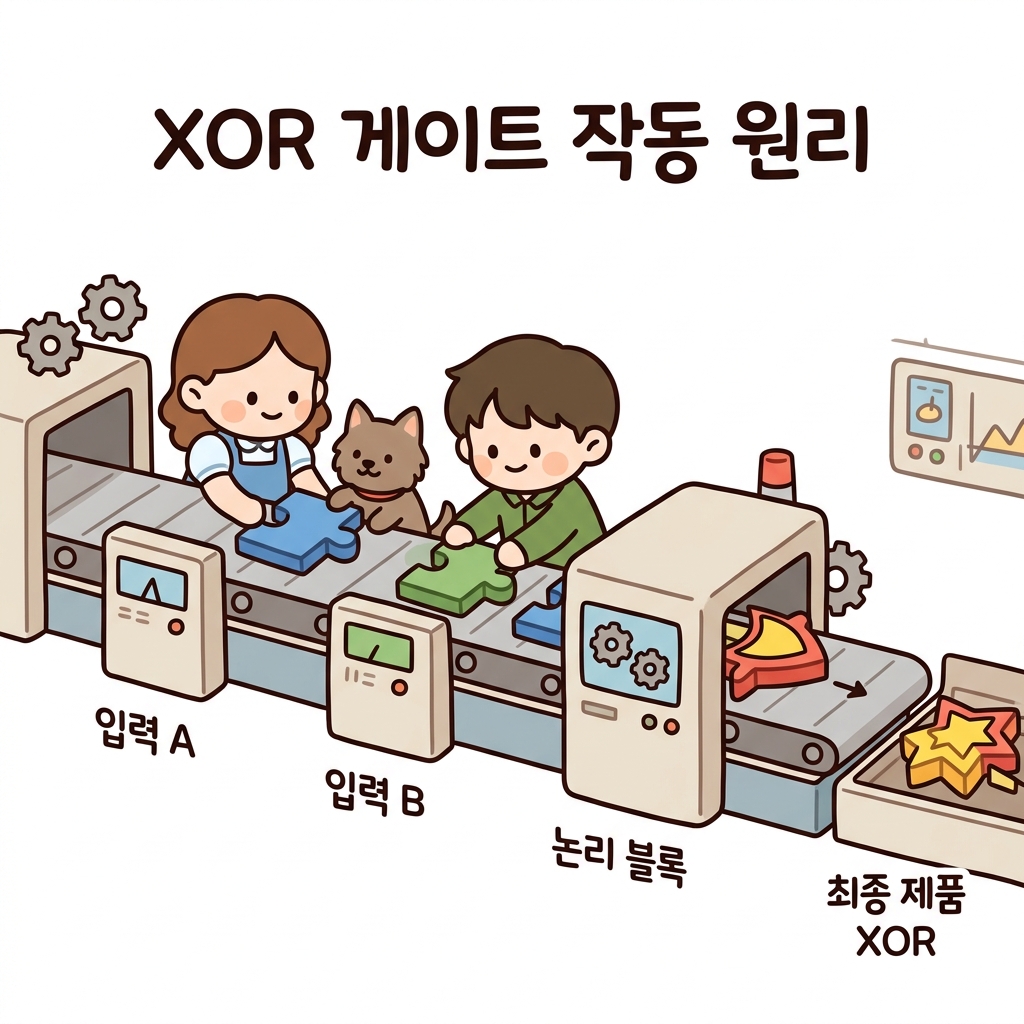XOR 작동원리 협동조업
