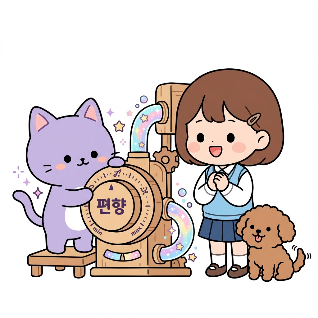 편향 조절