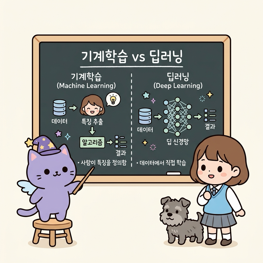기계학습과 딥러닝의 차이