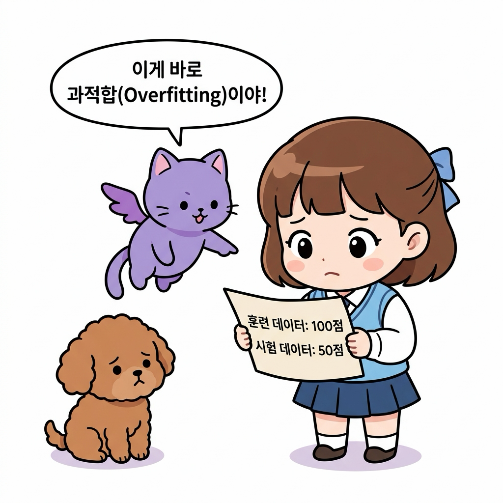 훈련 데이터와 시험 데이터 분리 및 오버피팅