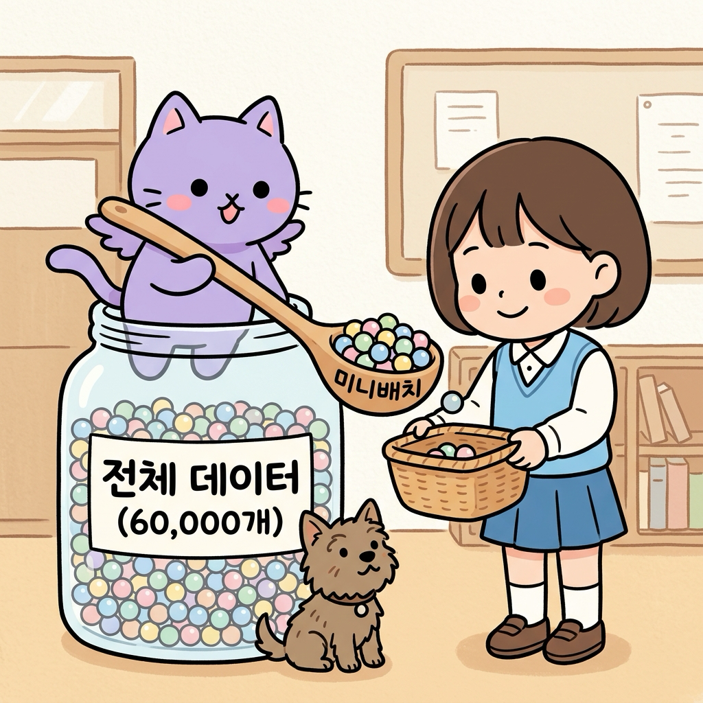 요술 국자로 미니배치 추출하기