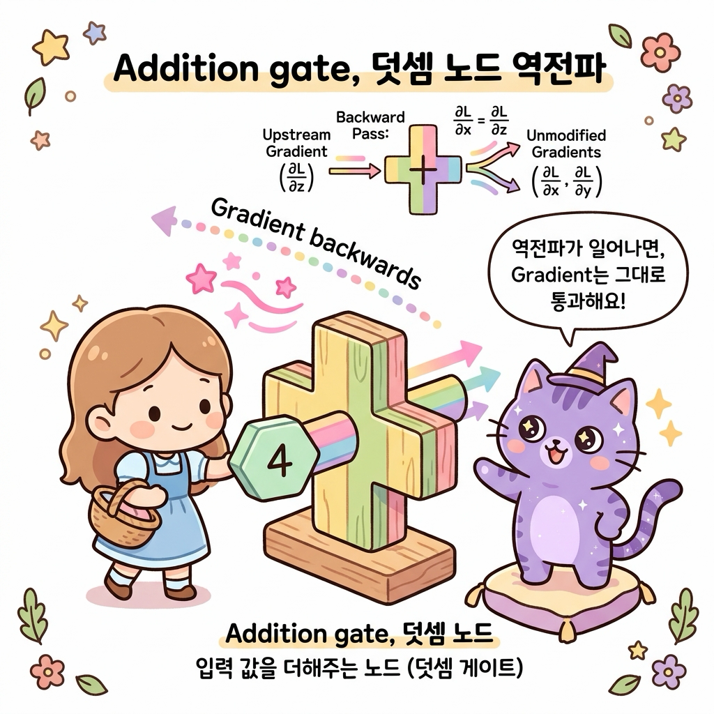 덧셈 게이트 동작 방식
