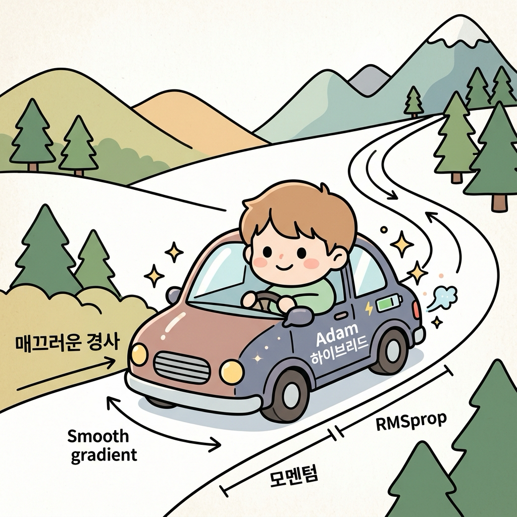 Adam 하이브리드 엔진 최적화