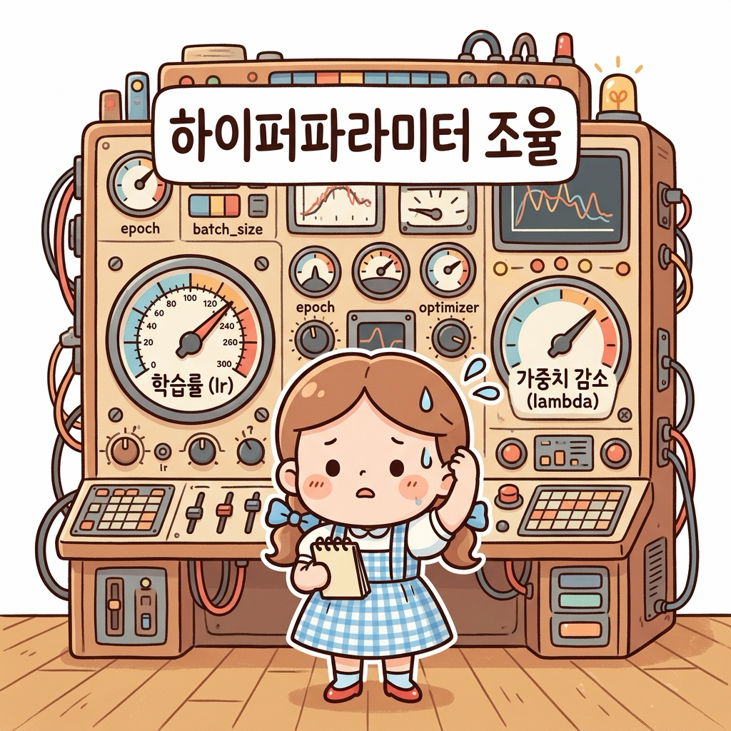 하이퍼파라미터 복잡한 조율 다이얼