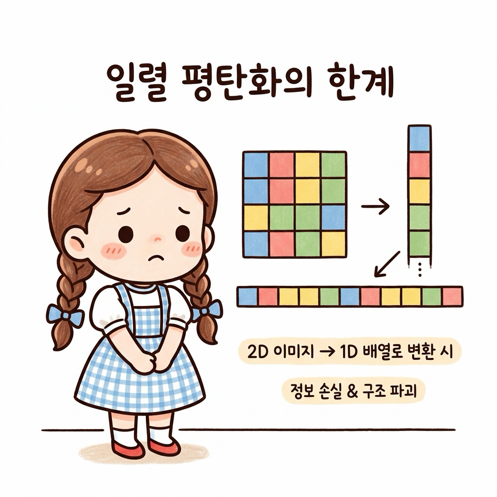 완전연결 층의 형상 붕괴 한계