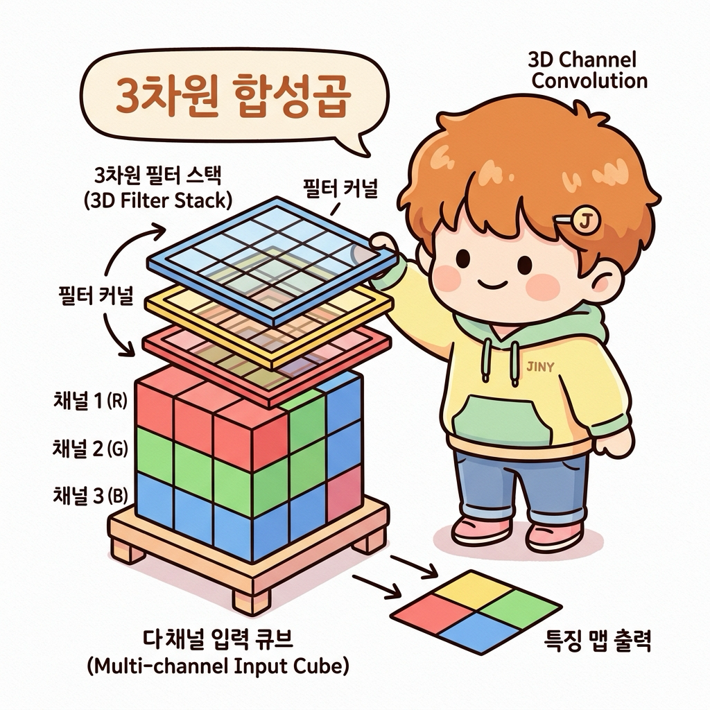3차원 합성곱 연산 큐브
